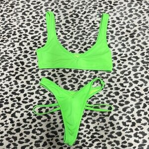 Neon Green Bikini